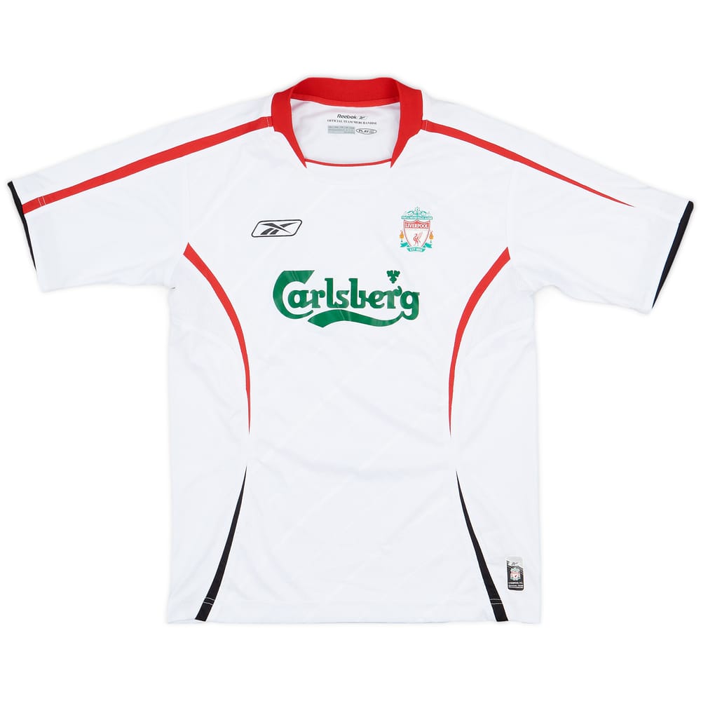 2005-06 Liverpool Away Shirt - 9/10 - (L.Boys)