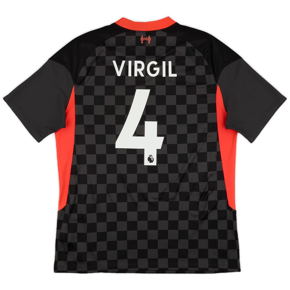 2020-21 Liverpool Third Shirt Virgil #4 - 9/10 - (L)