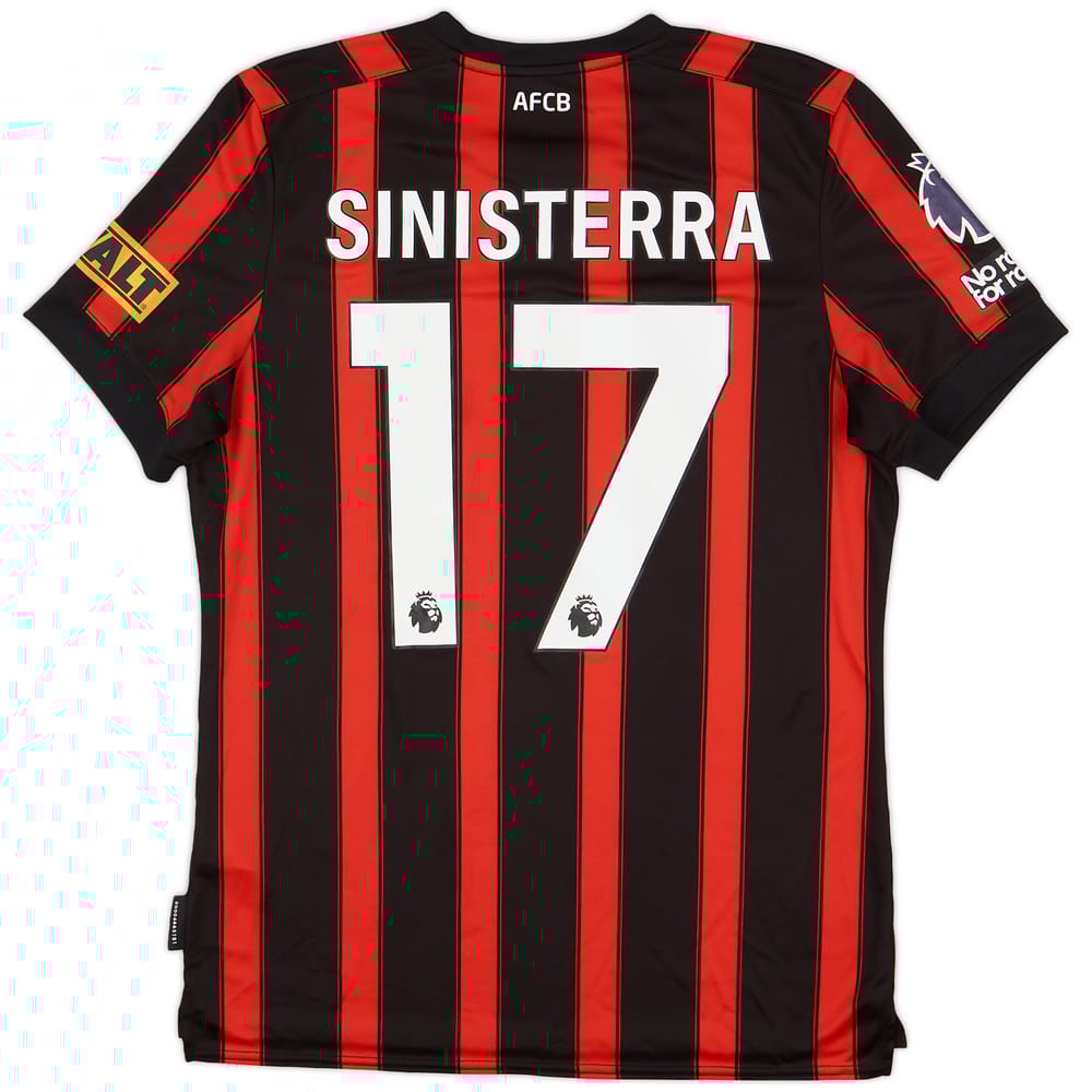 2023-24 Bournemouth Match Issue Home Shirt Sinisterra #17