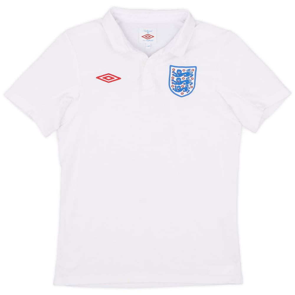 2009-10 England Home Shirt - 8/10 - (L.Boys)
