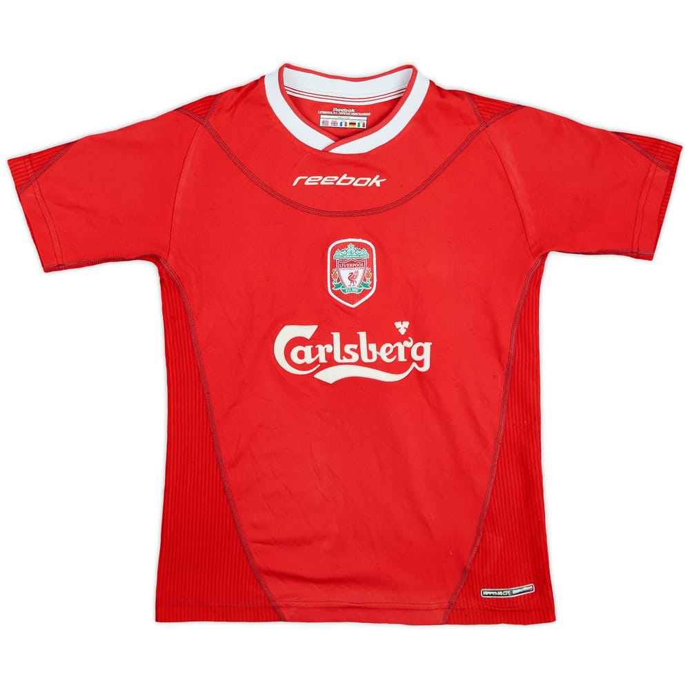 2002-04 Liverpool Home Shirt - 8/10 - (L.Boys)