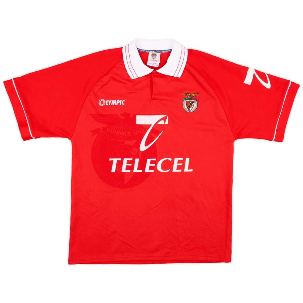 1996-97 Benfica Match Worn Home Shirt #5