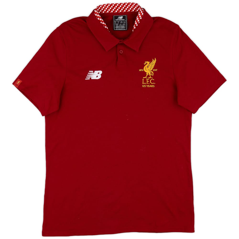 2017-18 Liverpool New Balance Polo Shirt - 7/10 - (M)