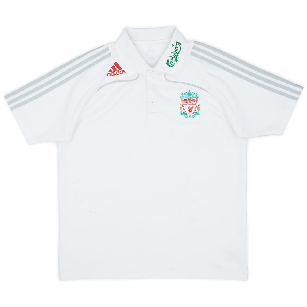 2008-09 Liverpool adidas Polo Shirt - 6/10 - (M)