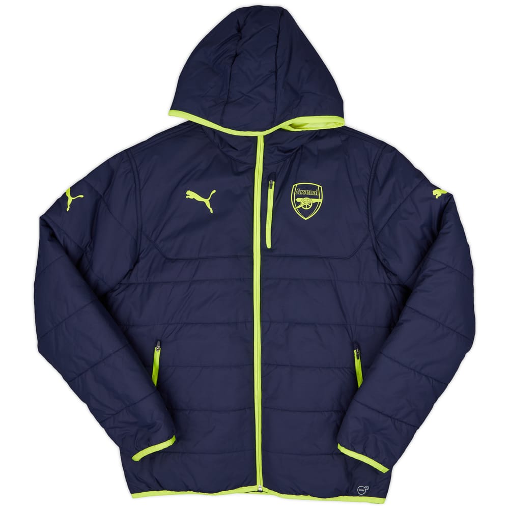 2016-17 Arsenal Puma Reversible Padded Bench Coat - 8/10 - (L)
