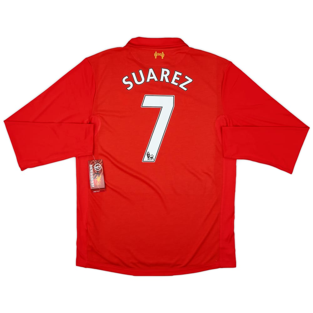 2012-13 Liverpool Home L/S Shirt Suarez #7 (L)