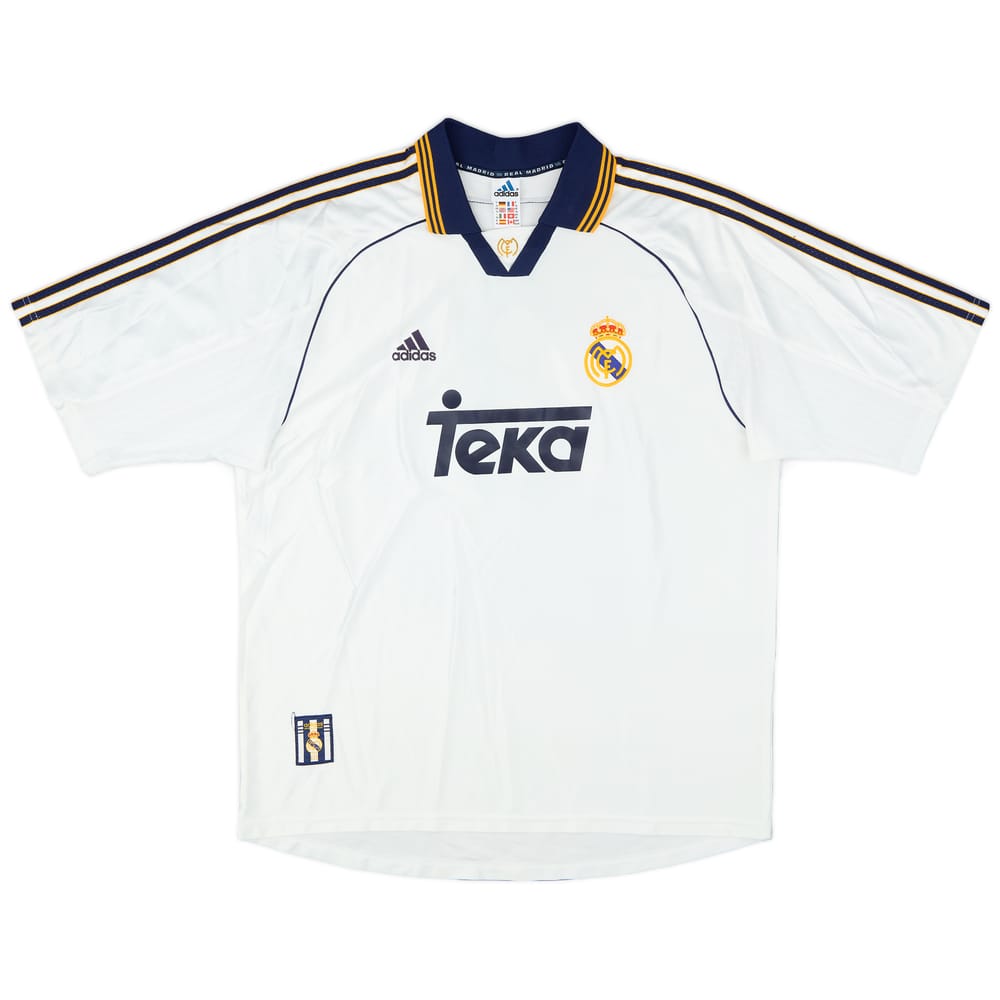1998-00 Real Madrid Home Shirt #3 (Roberto Carlos) - 6/10 - (XL)