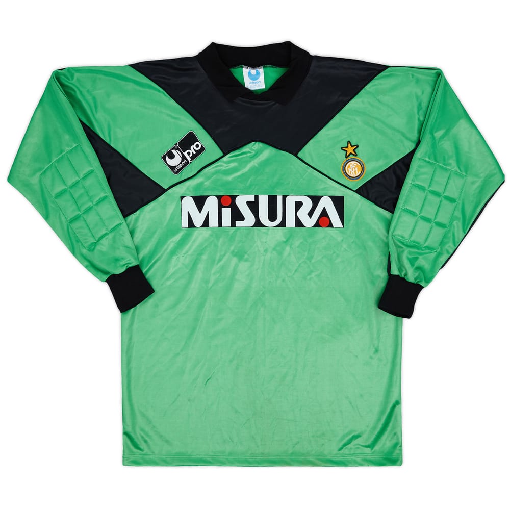 1990-91 Inter Milan GK Shirt #1 - 9/10 - (XL)