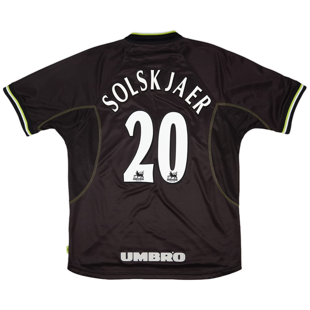 1998-99 Manchester United Third Shirt Solskjaer #20 - 6/10 - (XL)