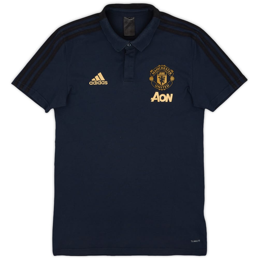 2018-19 Manchester United adidas Polo Shirt - 7/10 - (S)