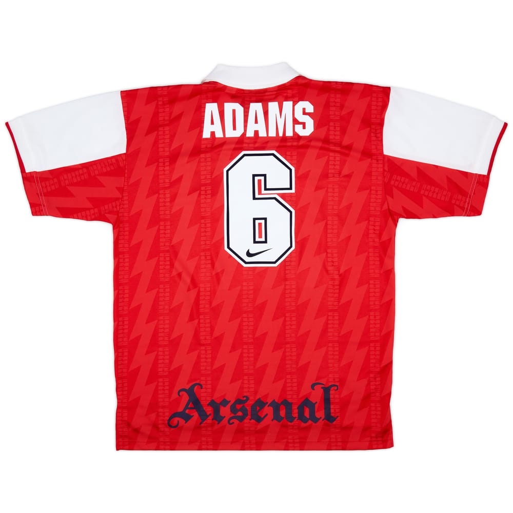 1994-96 Arsenal Home Shirt Adams #6 - 9/10 - (XXL)
