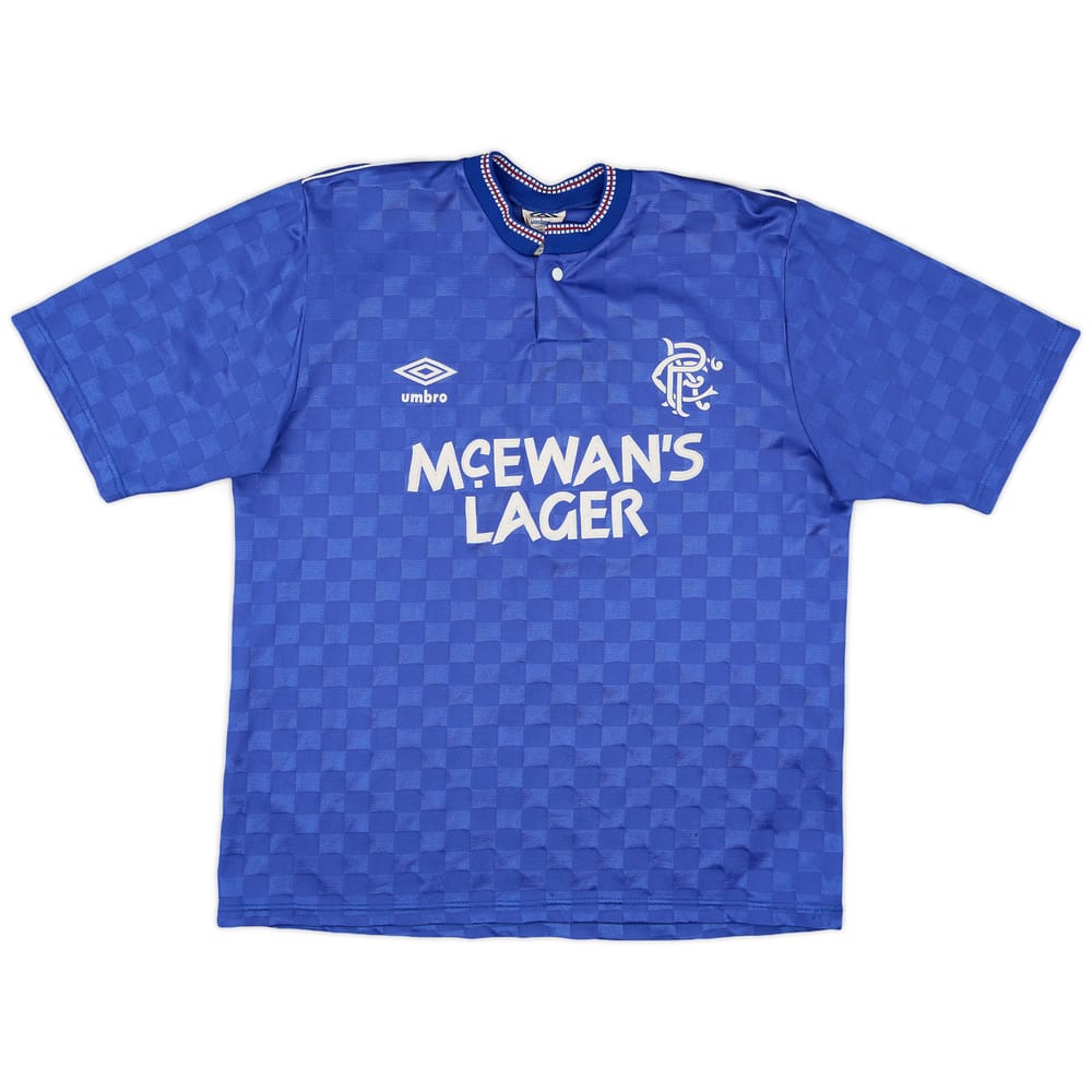 1987-90 Rangers Home Shirt - 9/10 - (S/M)