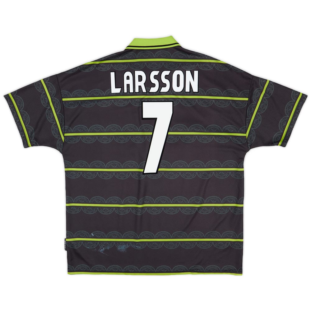 1999-00 Celtic Away Shirt Larsson #7 - 9/10 - (XXL)