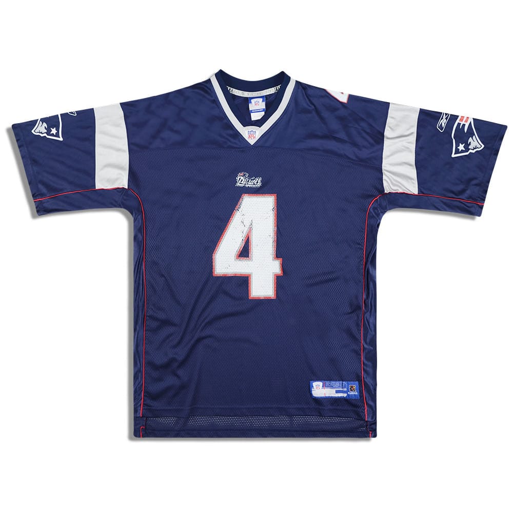 2005 New England Patriots Vinatieri #4 Reebok On Field Jersey (Home) XXL