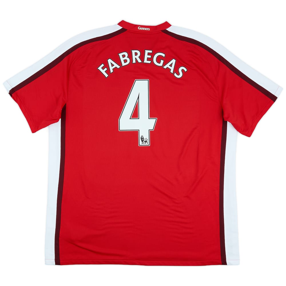 2008-10 Arsenal Home Shirt Fabregas #4 - 9/10 - (XXL)