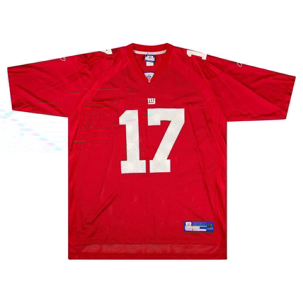 2005-06 New York Giants Burress #17 Reebok On Field Jersey (Alternate) XXL
