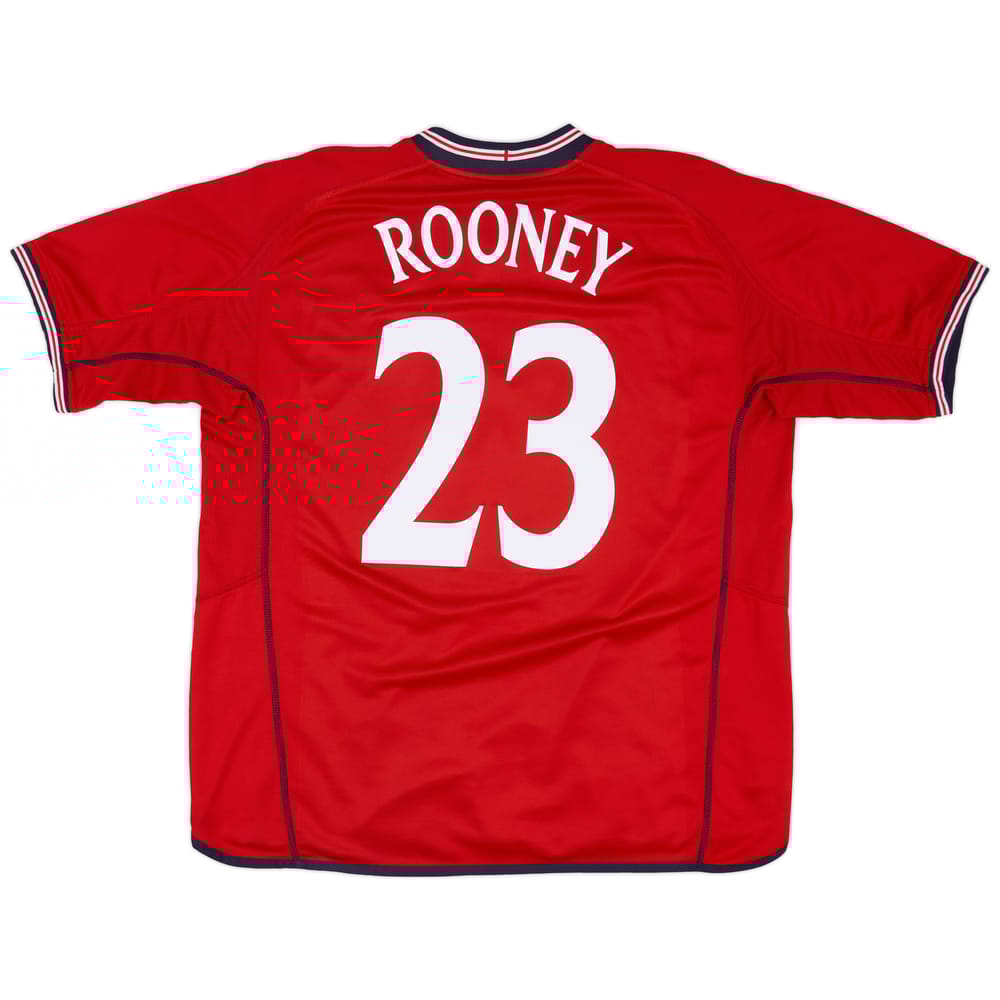 2002-04 England Away Shirt Rooney #23 - 7/10 - (XXL)