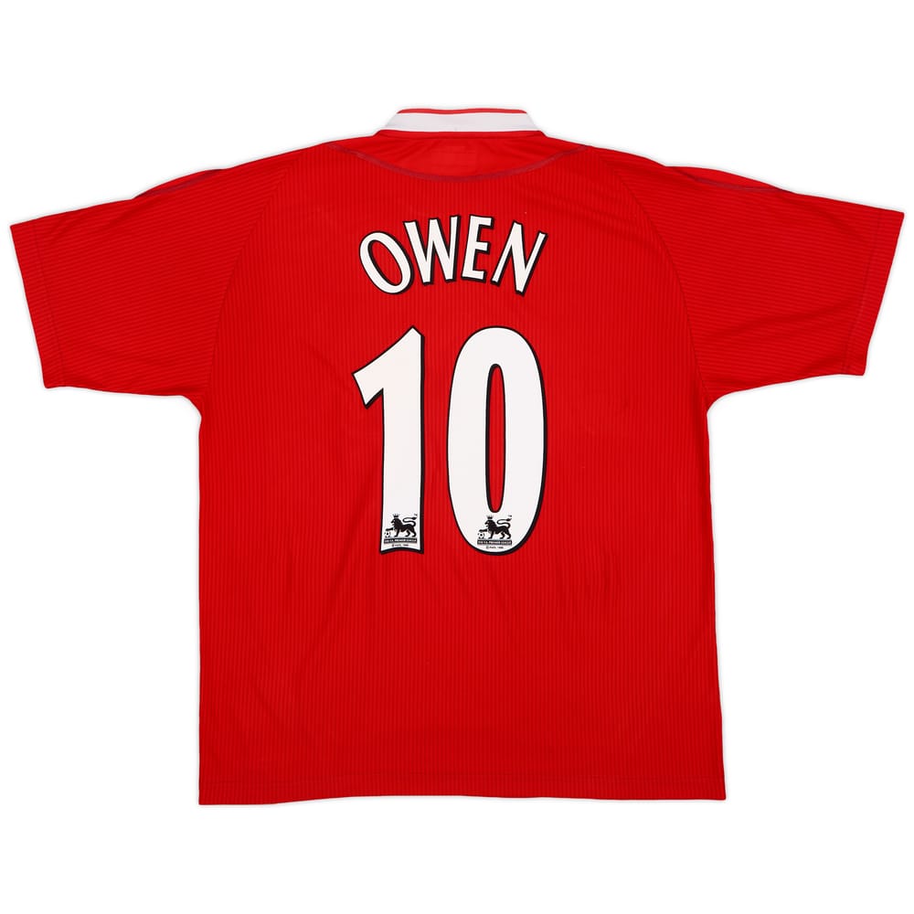 2002-04 Liverpool Home Shirt Owen #10 - 6/10 - (L)