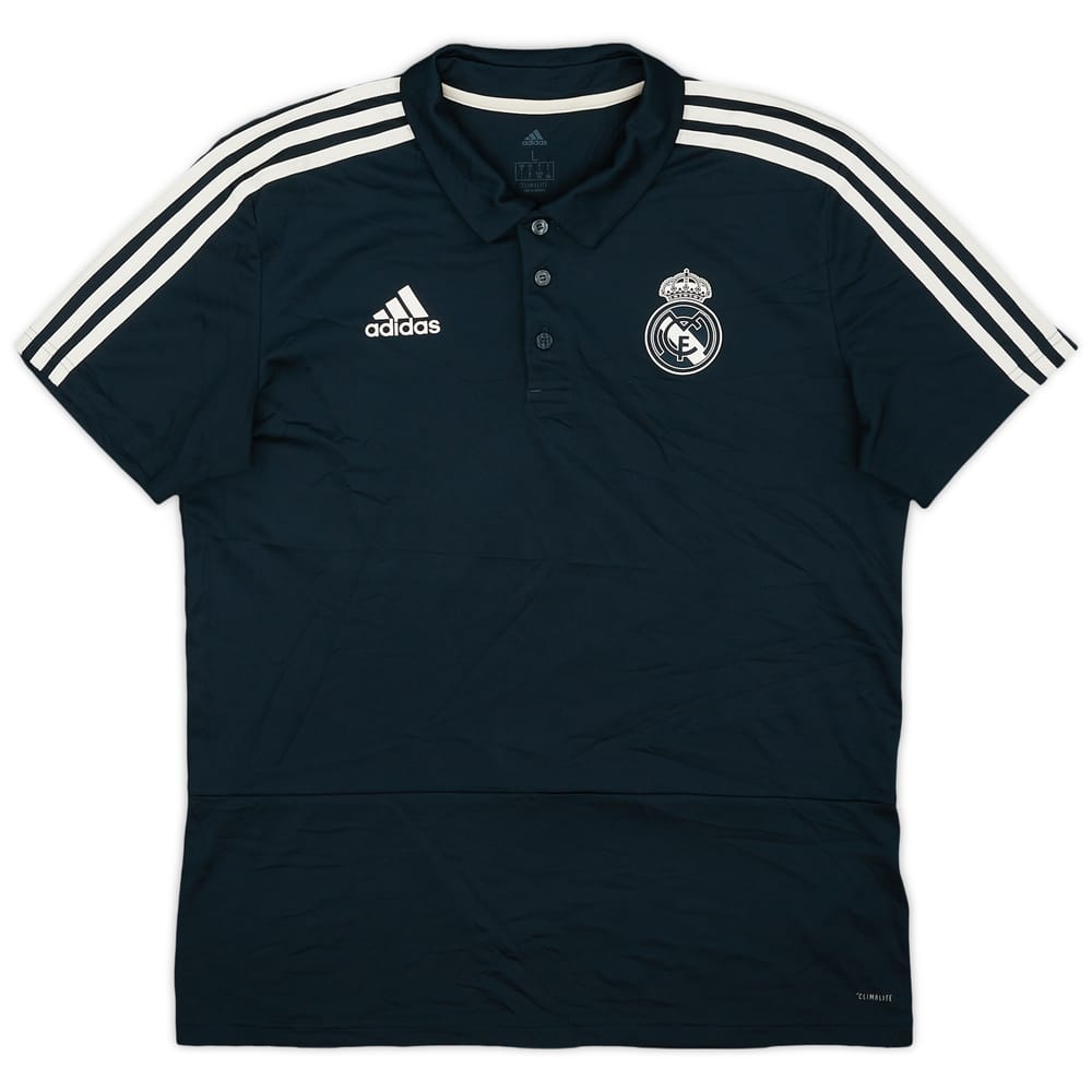 2018-19 Real Madrid adidas Polo Shirt - 9/10 - (L)
