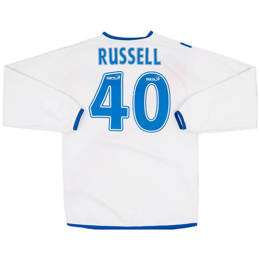 2004-05 Rangers Away L/S Shirt Russell #40 - 4/10 - (M)