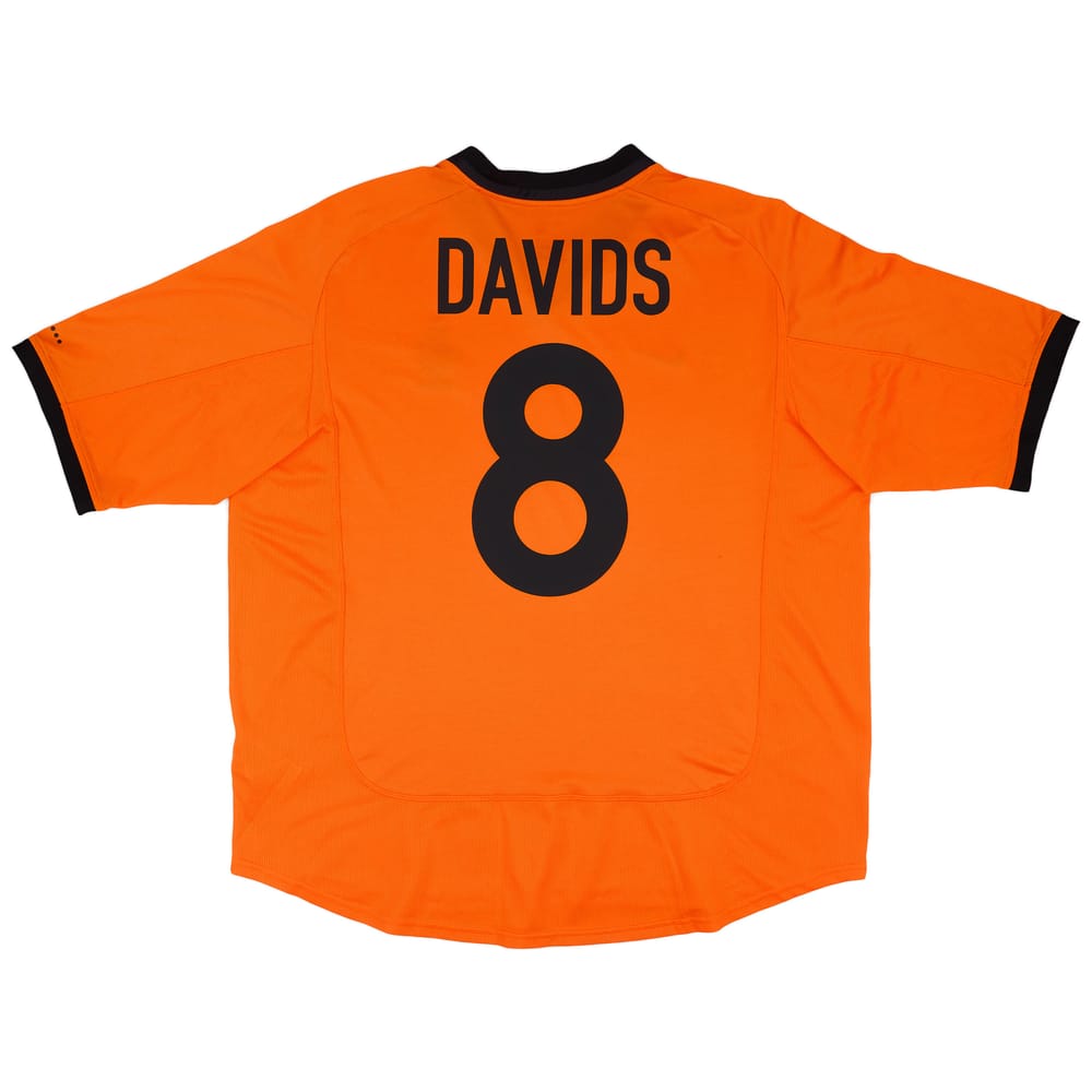 2000-02 Netherlands Home Shirt Davids #8 - 8/10 - (XXL)