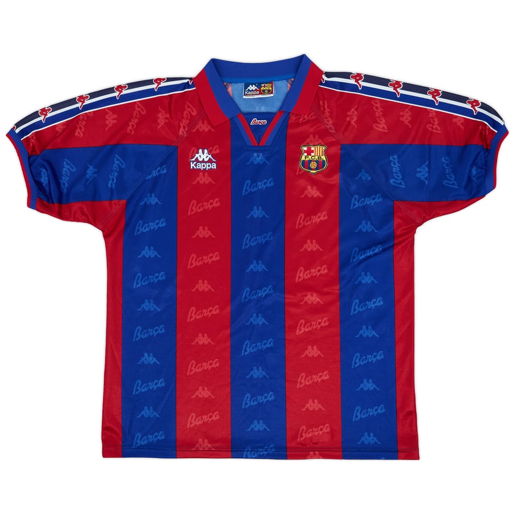 1995-97 Barcelona Home Shirt - 9/10 - (XXL)