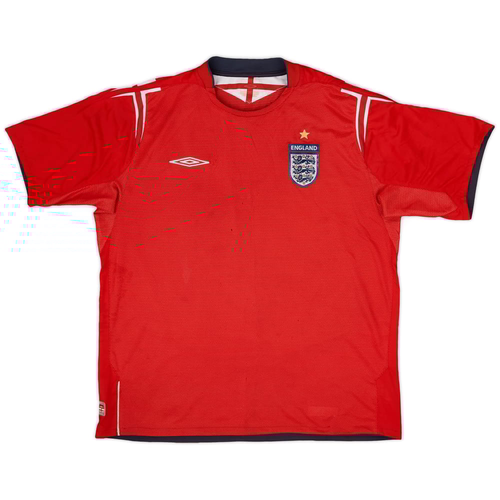 2004-06 England Away Shirt - 5/10 - (XL)