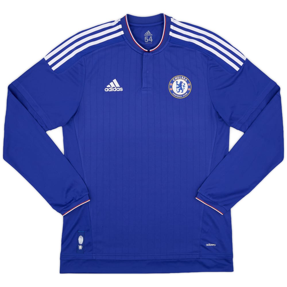 2015-16 Chelsea Player Issue Home L/S Shirt - 10/10 - (L)
