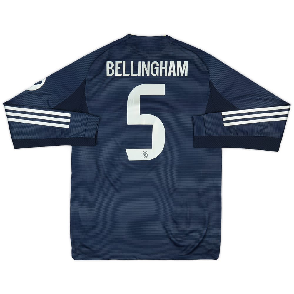 2025-26 Real Madrid Authentic Away L/S Shirt Bellingham #5