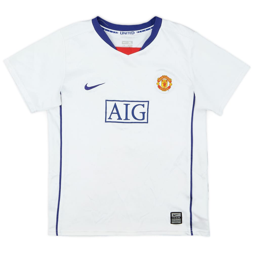 2008-10 Manchester United Away Shirt - 6/10 - (7-8 Years)