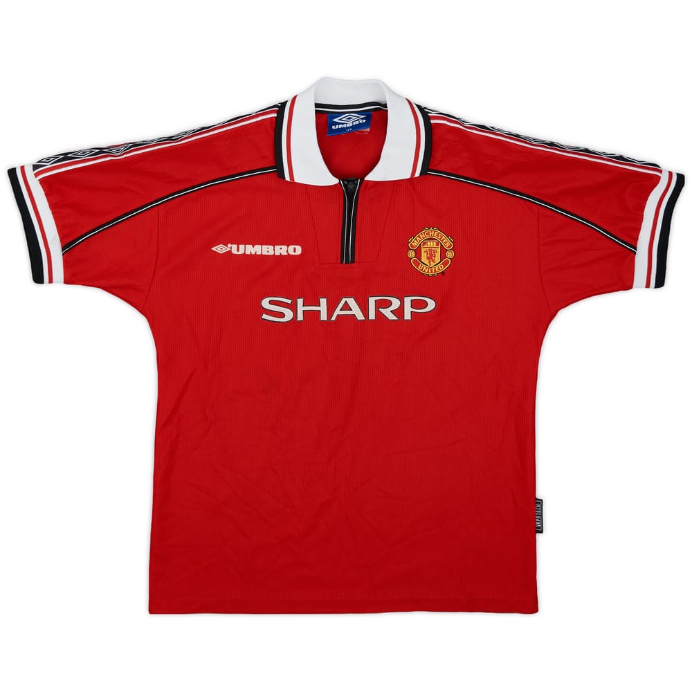 1998-00 Manchester United Home Shirt - 8/10 - (L.Boys)
