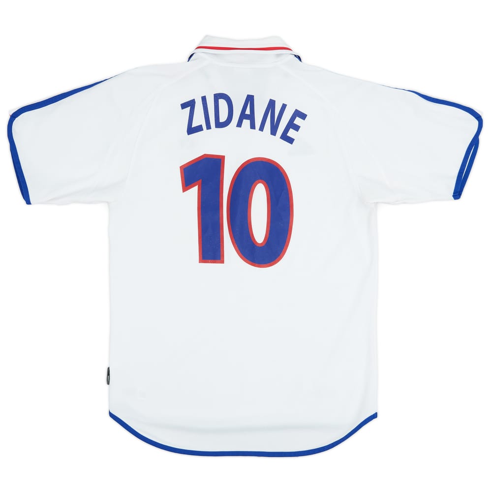 2000-02 France Away Shirt Zidane #10 - 6/10 - (S)