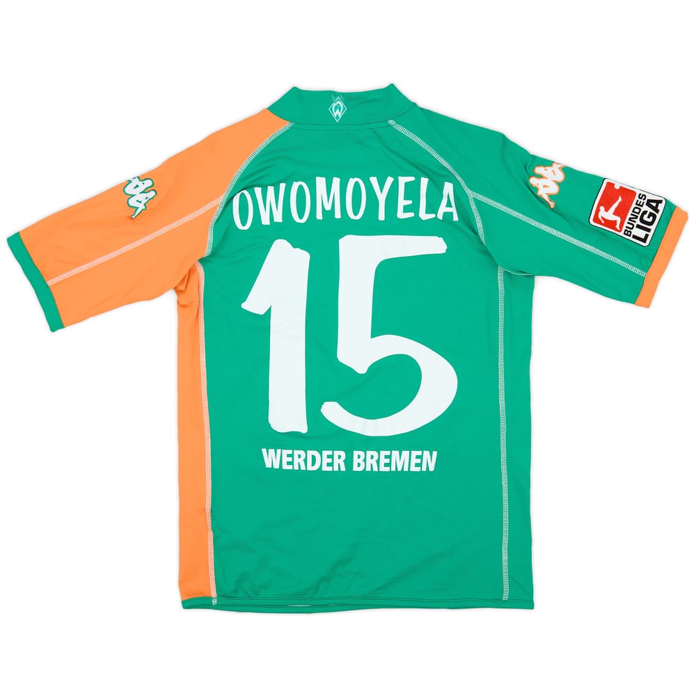 2005-06 Werder Bremen Home Shirt Owomoyela #15 - 7/10 - (S)