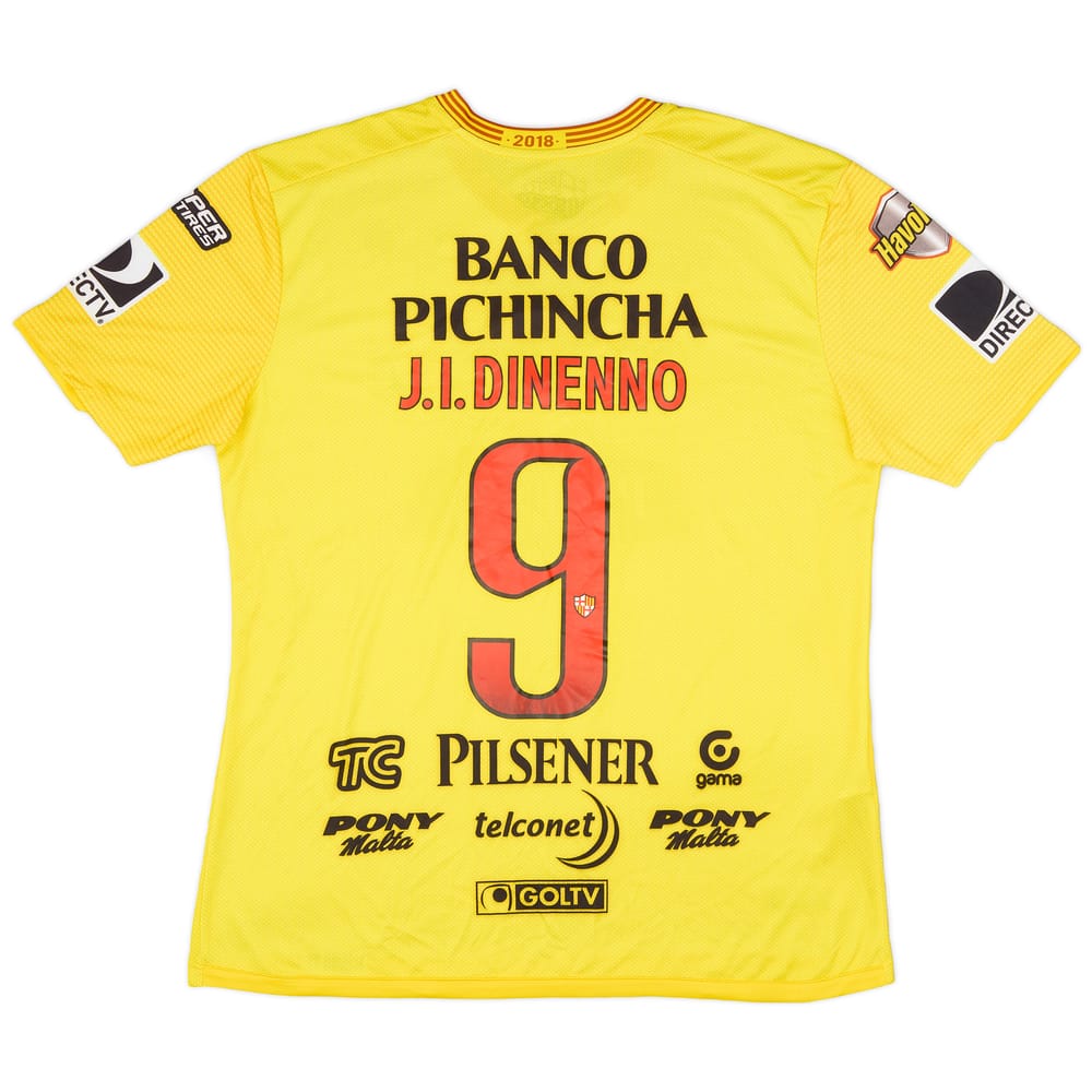 2018-19 Barcelona SC Home Shirt J.I.Dinenno #9 - 9/10 - (XL)