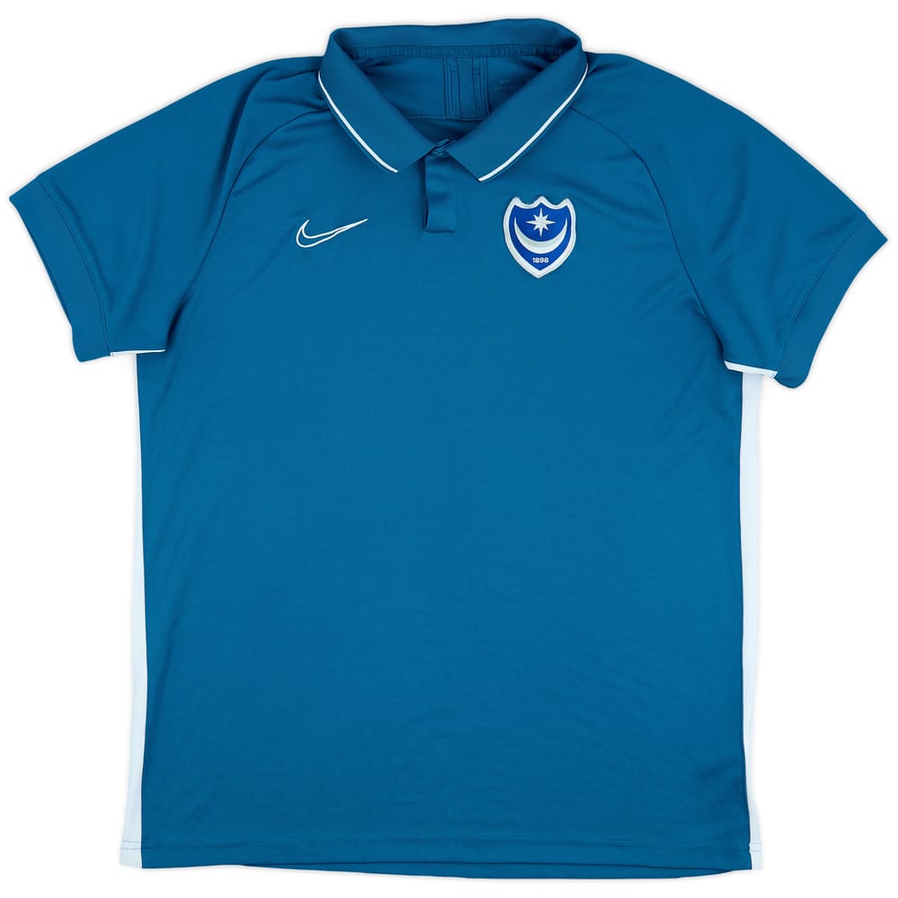 2019-20 Portsmouth Nike Polo Shirt - 8/10 - (XL) - 8/10 - (XXL)