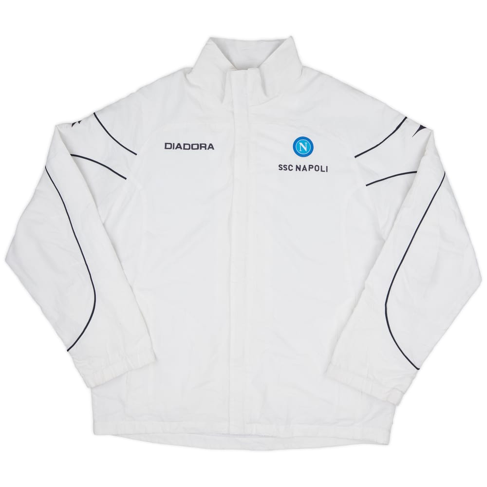 2007-08 Napoli Diadora Track Jacket - 8/10 - (L)