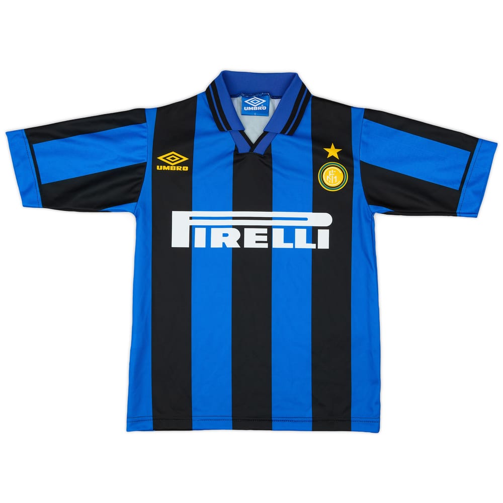 1995-96 Inter Milan Basic Home Shirt - 8/10 - (Y)