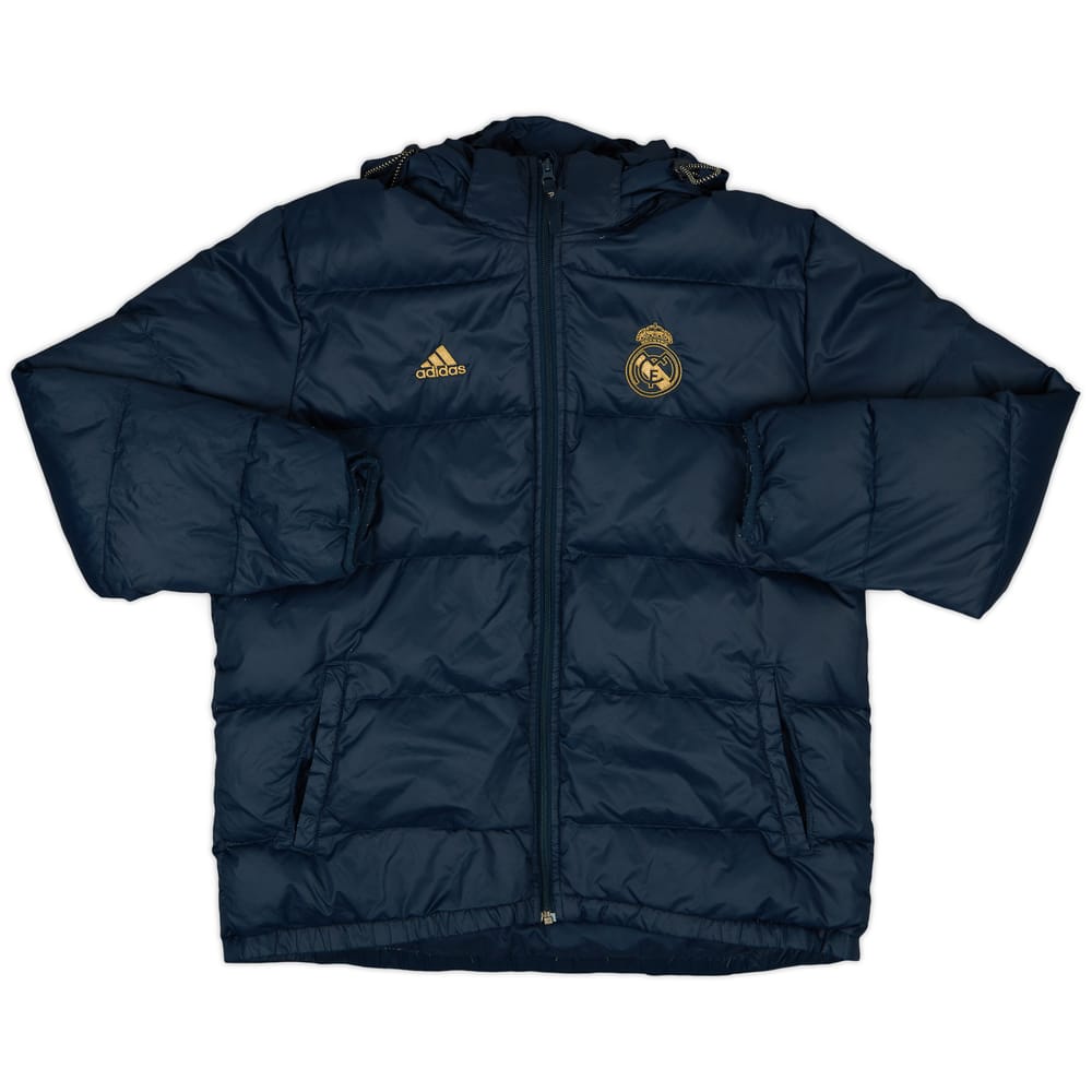 2009-10 Real Madrid adidas Padded Bench Coat - 9/10 - (XL)