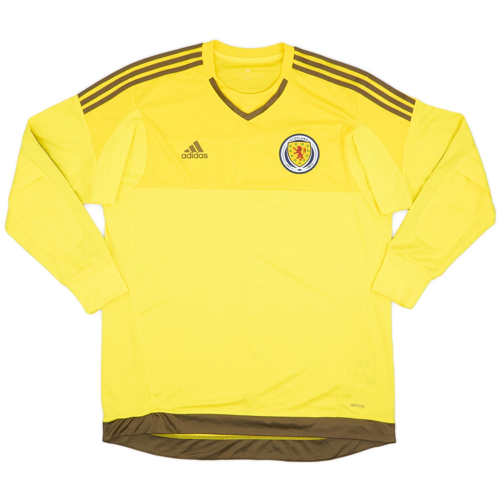 2016-17 Scotland Player Issue GK Shirt - 9/10 - (XL)