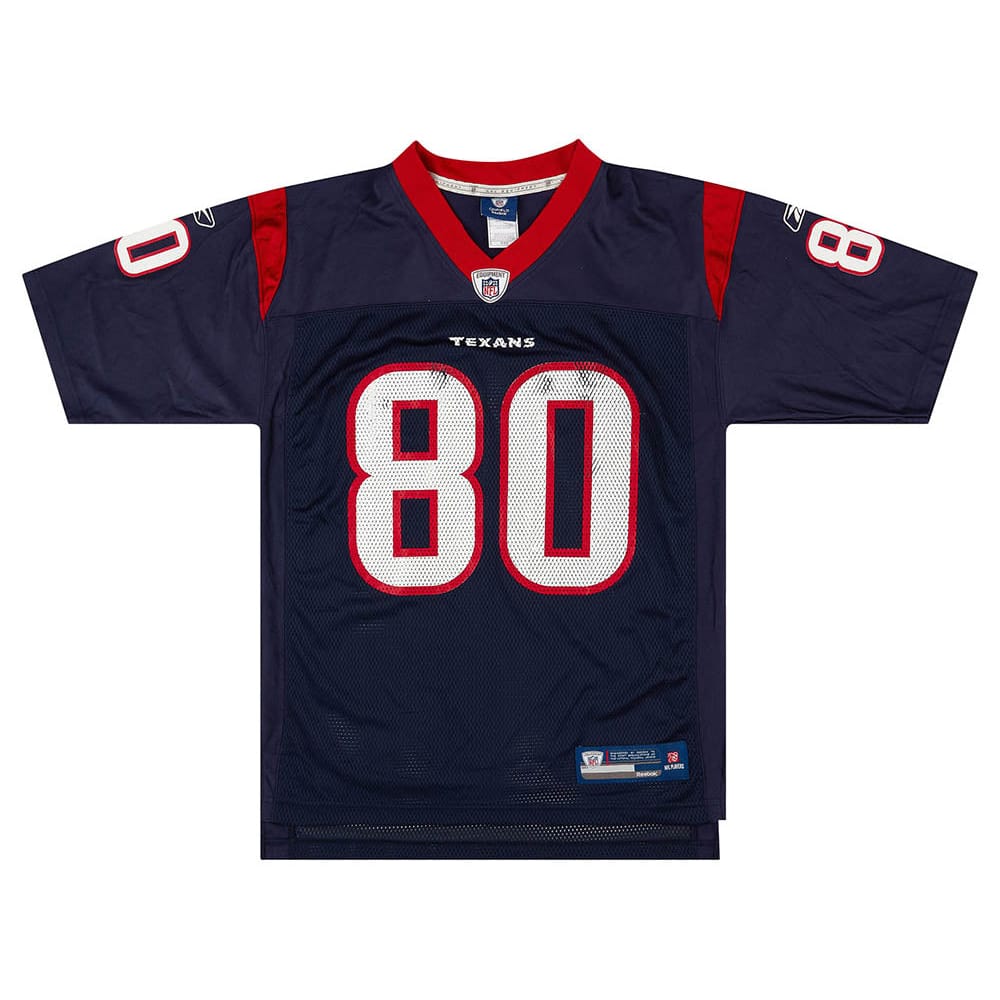 2008-11 Houston Texans A. Johnson #80 Reebok On Field Jersey (Home) M