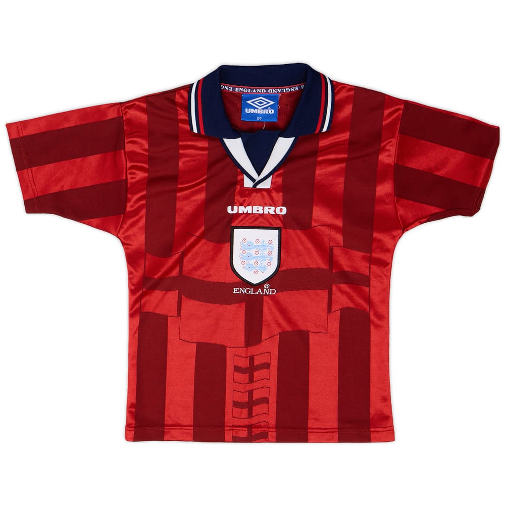 1997-99 England Away Shirt - 9/10 - (XS.Boys)