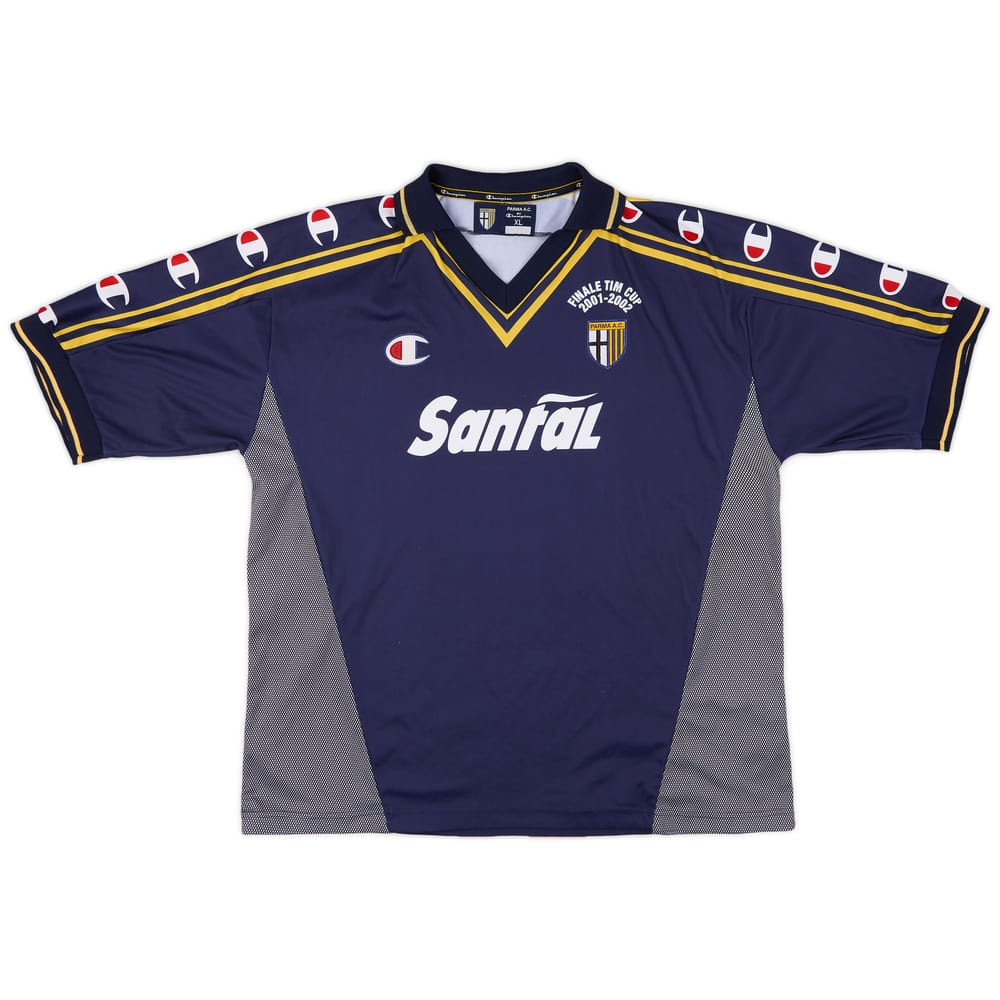 2001-02 Parma 'Signed' Finale TIM Cup Away Shirt - 9/10 - (XL)