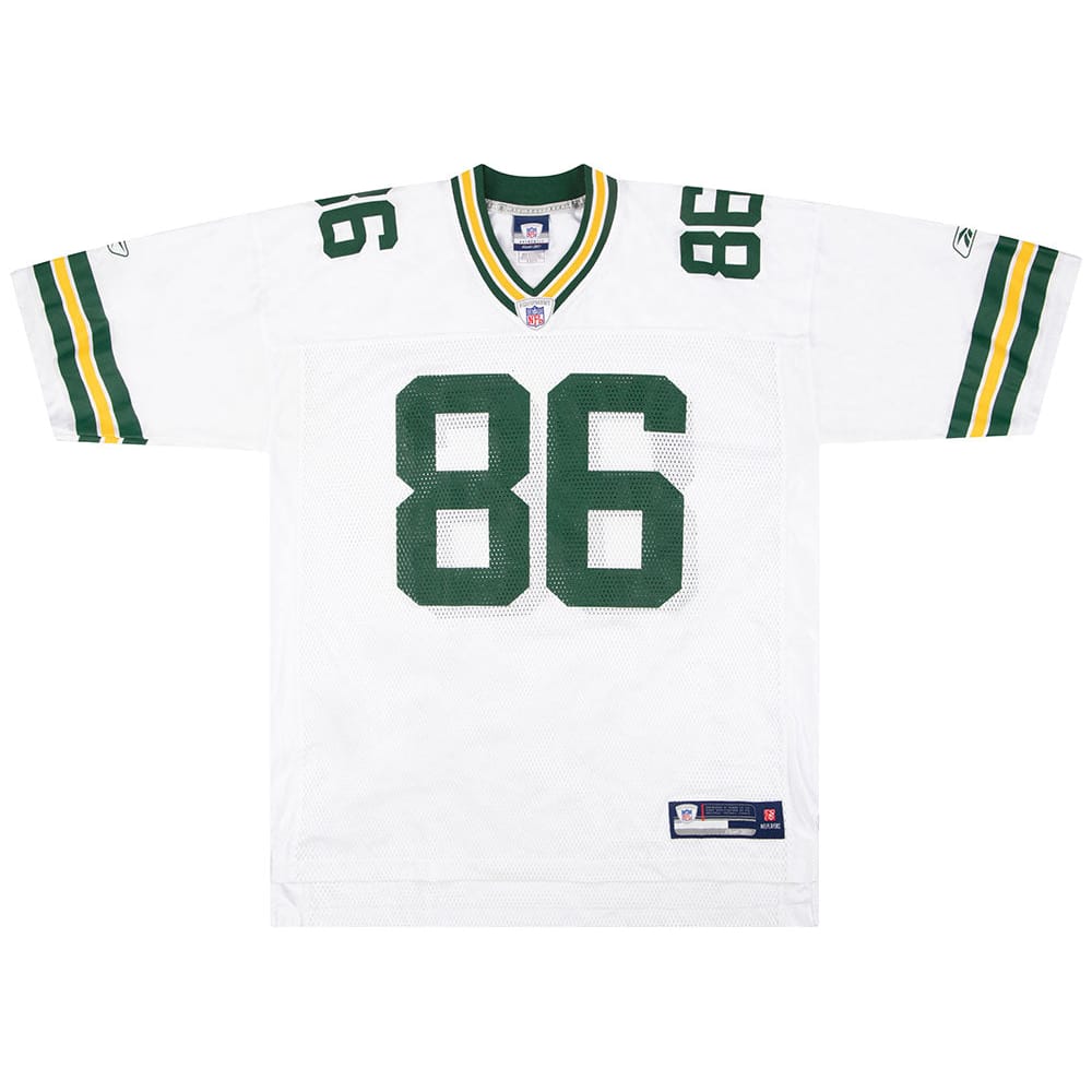 2007 Green Bay Packers Lee #86 Reebok On Field Jersey (Away) XL