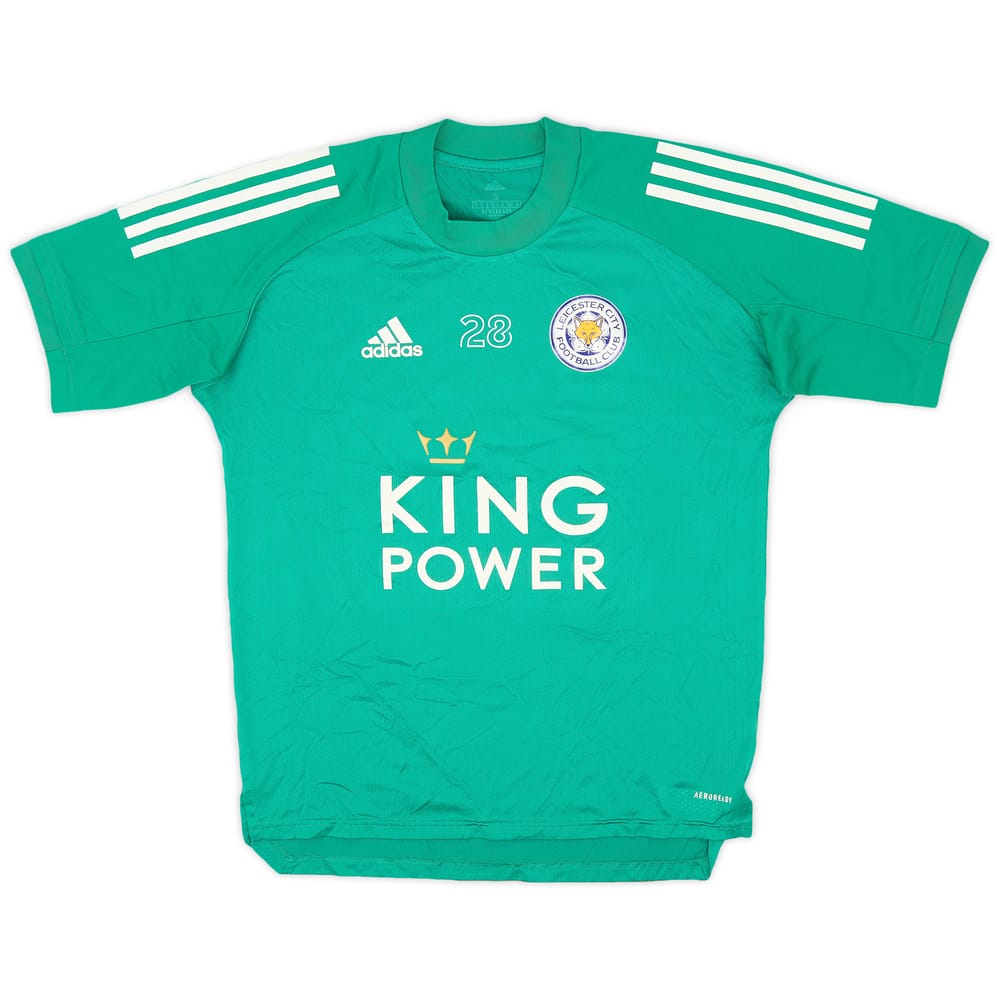 2021-22 Leicester Player Issue adidas Training Shirt #28 - 8/10 - (S)