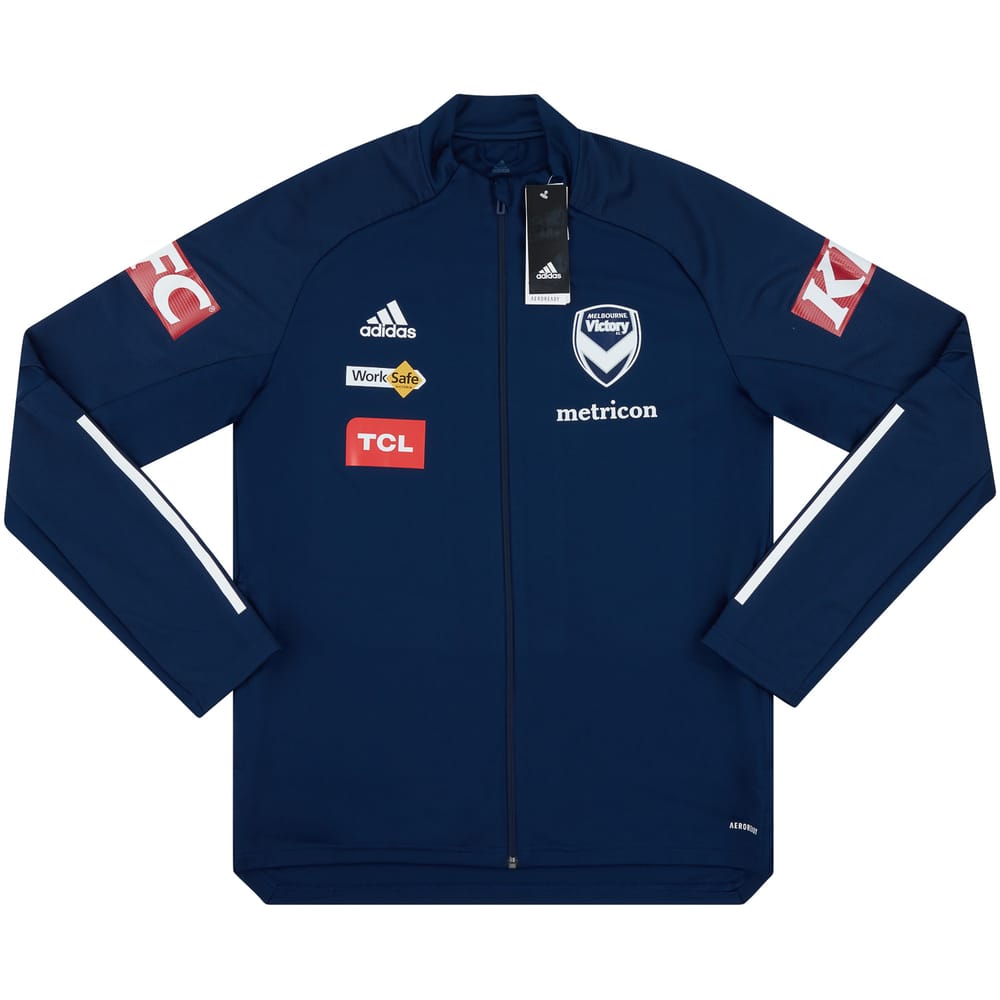 2020-21 Melbourne Victory adidas Training Jacket - NEW
