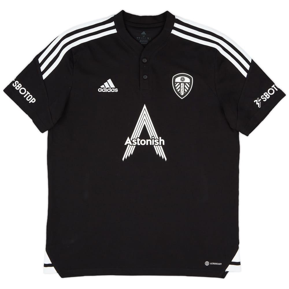 2022-23 Leeds United Player Issue Polo T-Shirt