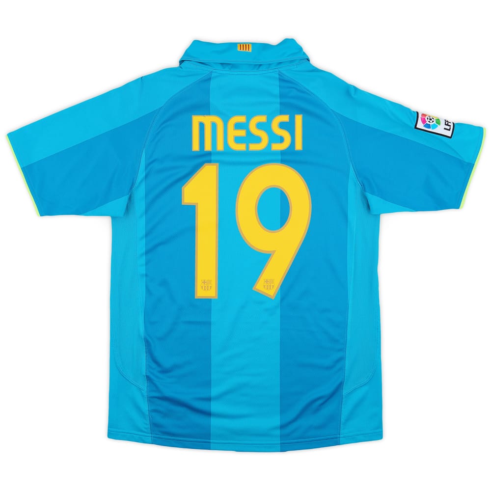 2007-09 Barcelona Away Shirt Messi #19 - 9/10 - (S)