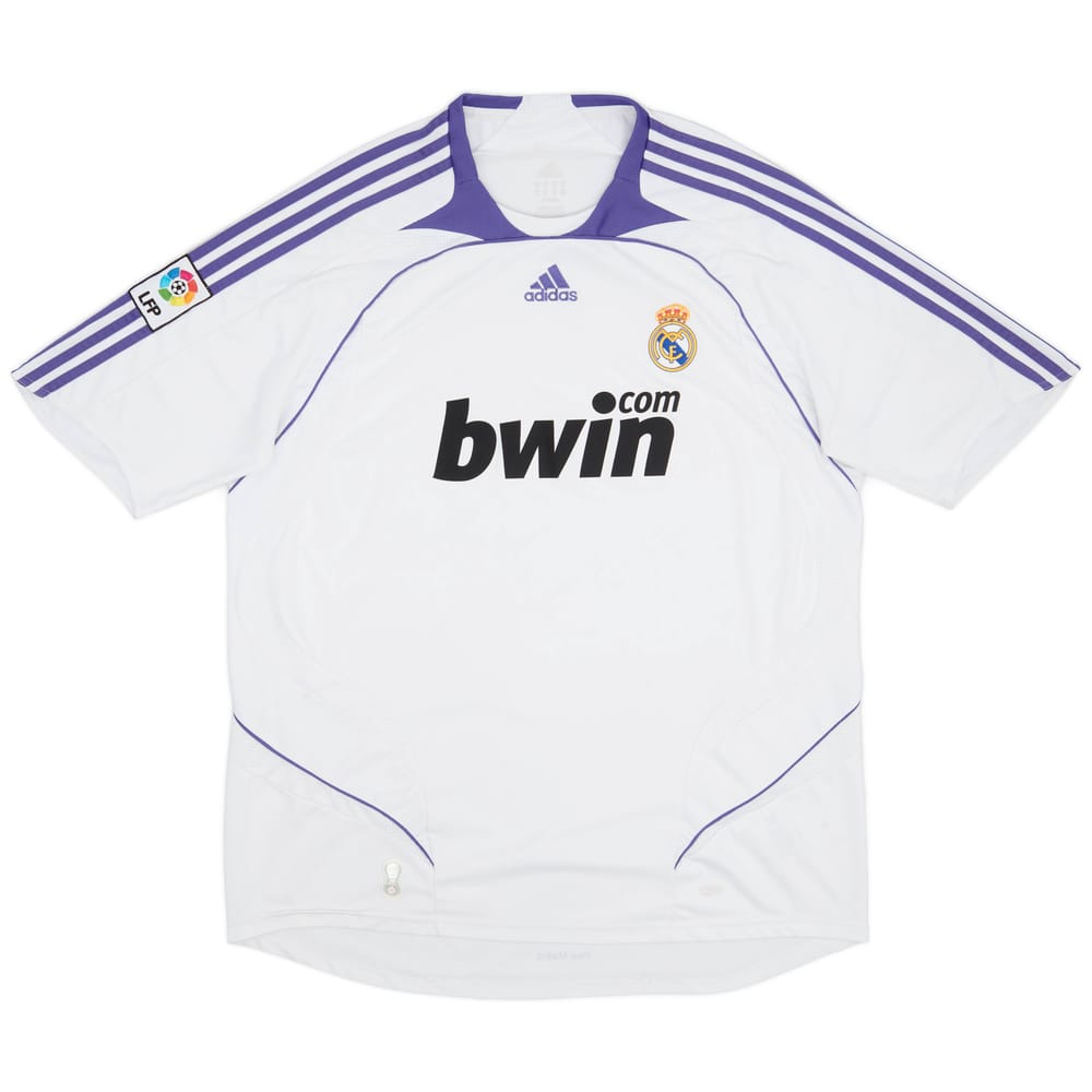 2007-08 Real Madrid Home Shirt - 6/10 - (XXL)