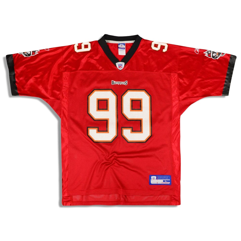 2002-03 Tampa Bay Buccaneers Sapp #99 Reebok On Field Jersey (Home) L