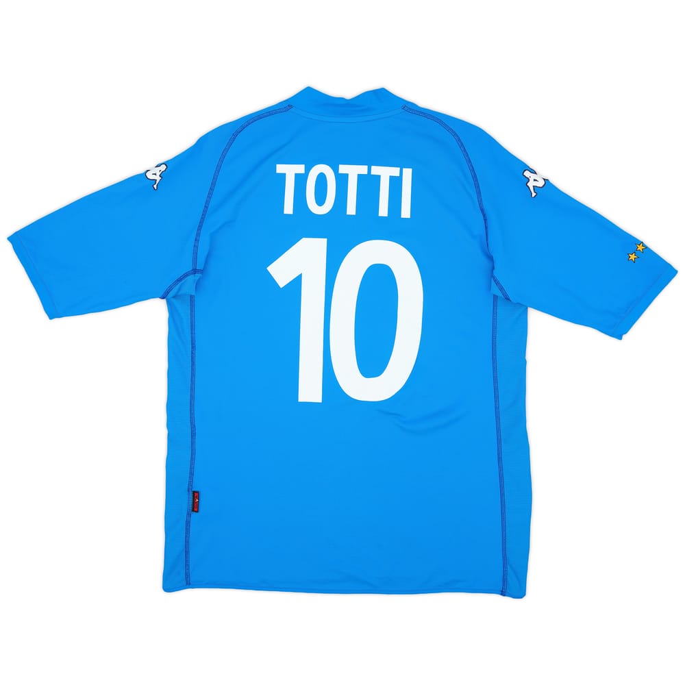 2002 Italy Home Shirt Totti #10 - 6/10 - (XXL)